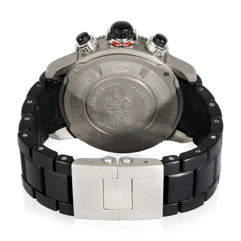 Jaeger-Lecoultre Master Compressor Navy Seal 159.t.c7 Mens Watch Titanium Black Wrist