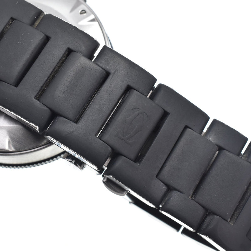 Cartier Pasha Seatimer Automatic Stainless Steel And Rubber Watches