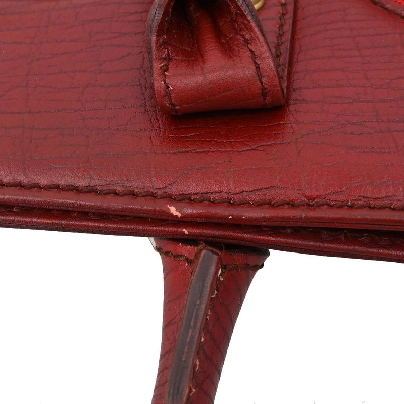 Gucci Horsebit Bracket Gg Canvas Red Bag