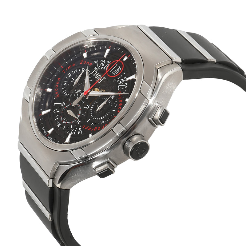 Piaget Polo Fortyfive Goa34002 Mens Watch Ss-Titanium Black Ss/titanium Wrist