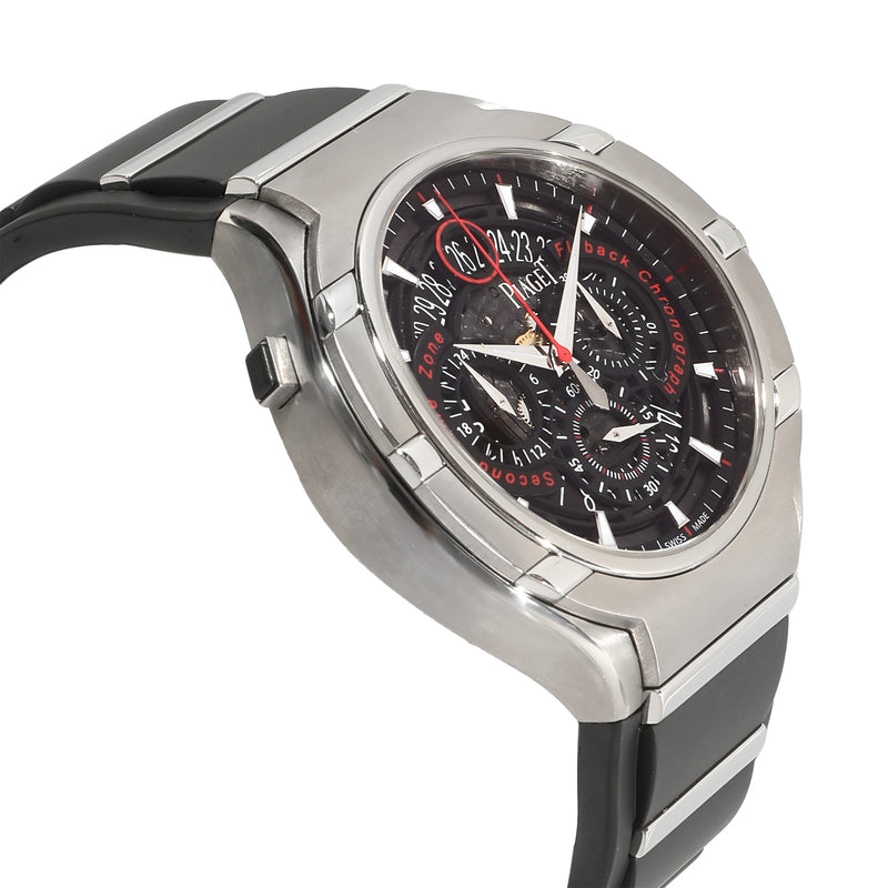 Piaget Polo Fortyfive Goa34002 Mens Watch Ss-Titanium Black Ss/titanium Wrist