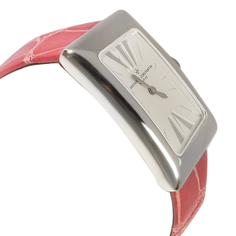 Vacheron Constantin 1972 Cambree 25015-000g-9233 Womens Watch 18k White Gold Silver Wrist