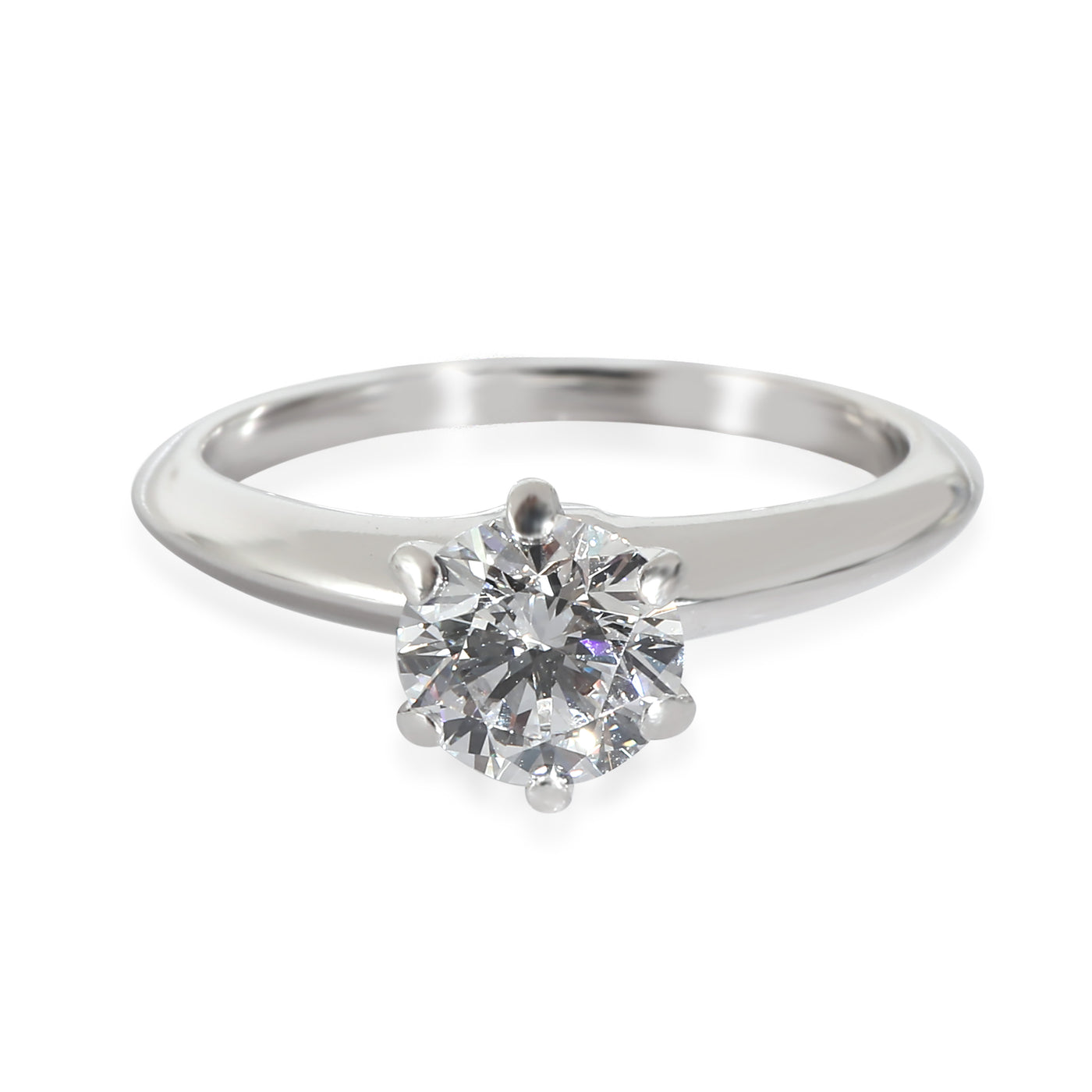 Tiffany & Co. 1.05 Ct Round Brilliant Diamond Engagement Ring 950