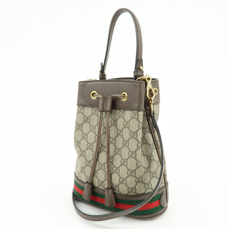Gucci Ophidia Bucket Gg Coated Canvas Beige Bag
