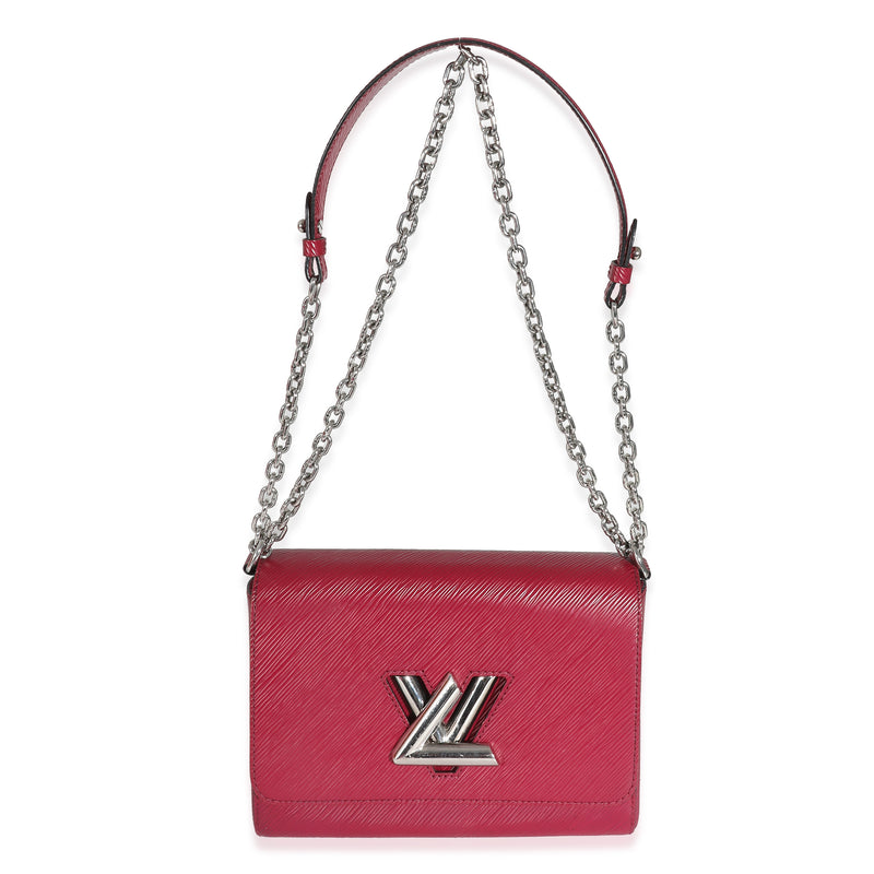 Louis Vuitton Fuchsia Epi Twist Mm Pink; Red Leather Handbag