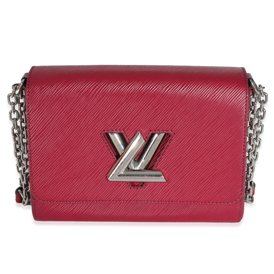 Louis Vuitton Fuchsia Epi Twist Mm Pink; Red Leather Handbag