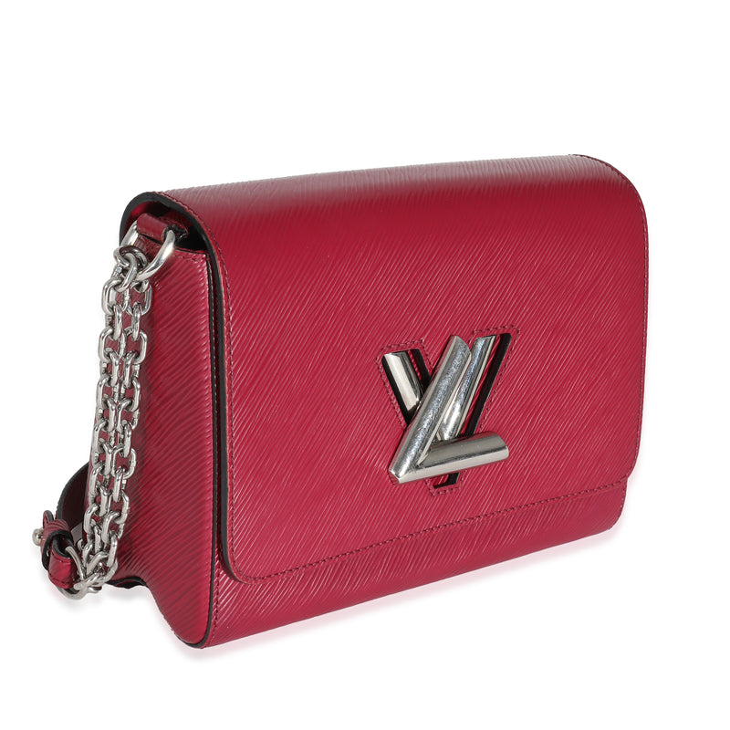 Louis Vuitton Fuchsia Epi Twist Mm Pink; Red Leather Handbag