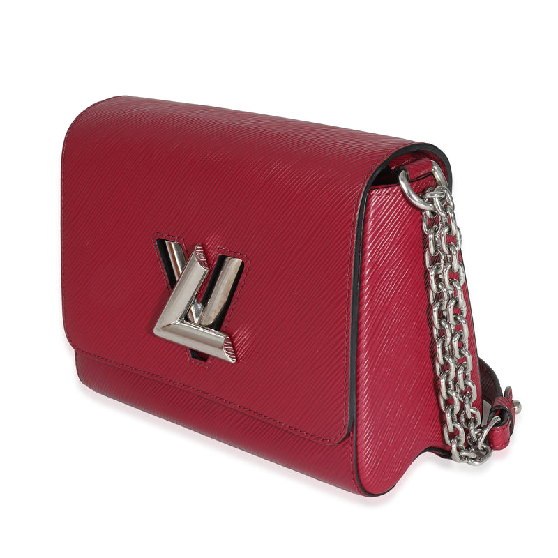 Louis Vuitton Fuchsia Epi Twist Mm Pink; Red Leather Handbag