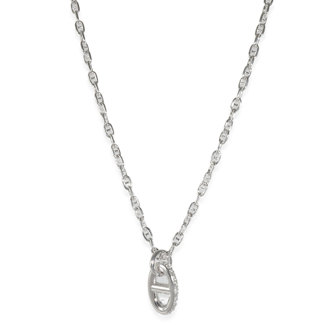 Hermès Farandole Pendant 18k White Gold 0.45 Ctw