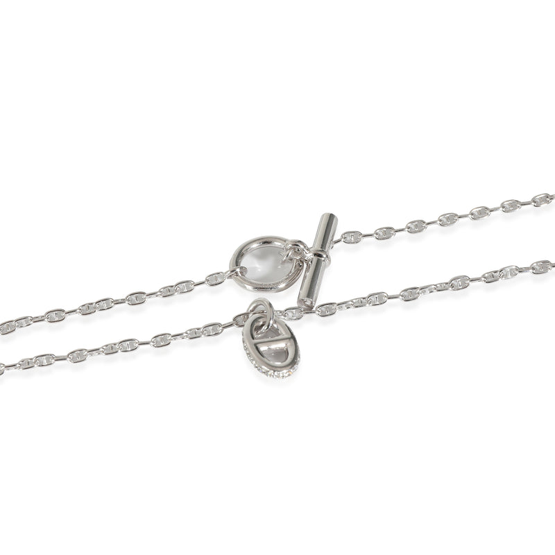 Hermès Farandole Pendant 18k White Gold 0.45 Ctw