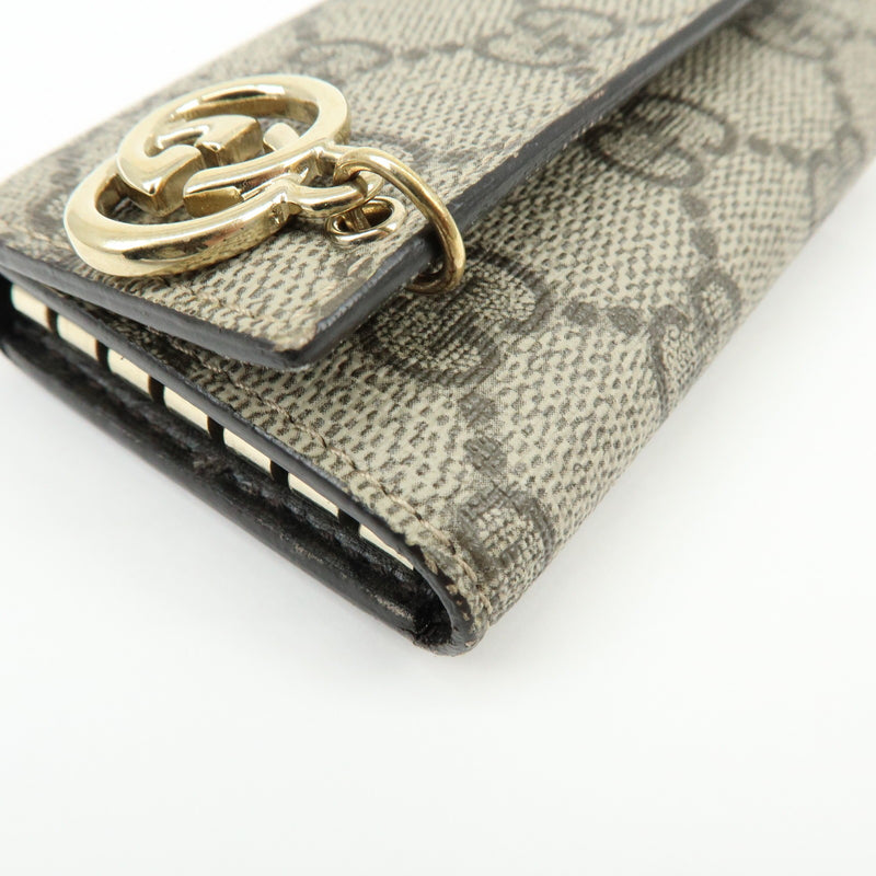 Gucci Interlocking G French Gg Coated Canvas Beige Accessory
