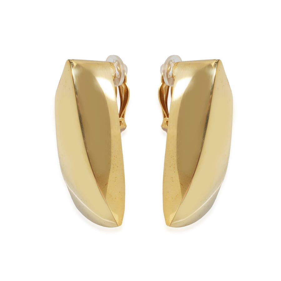 Saint Laurent Comet Triangle Clip-On Earring Base Metal