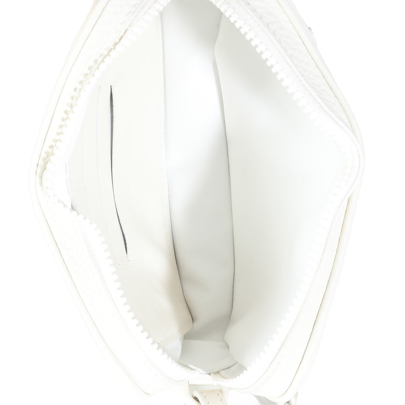 Louis Vuitton White Monogram Taurillon Pochette Volga Leather Handbag