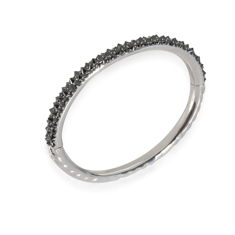 David Yurman White Gold Diamond Reverse Set Bracelet 18k
