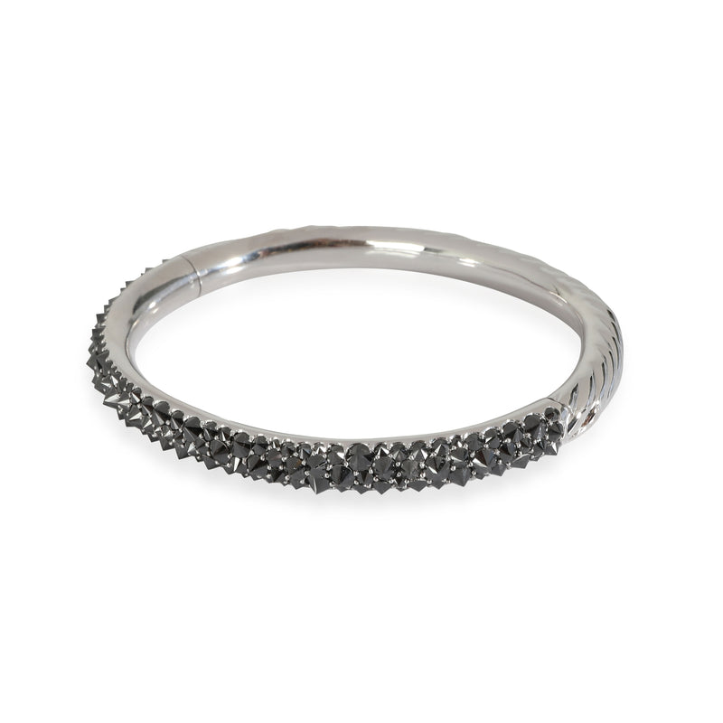 David Yurman White Gold Diamond Reverse Set Bracelet 18k