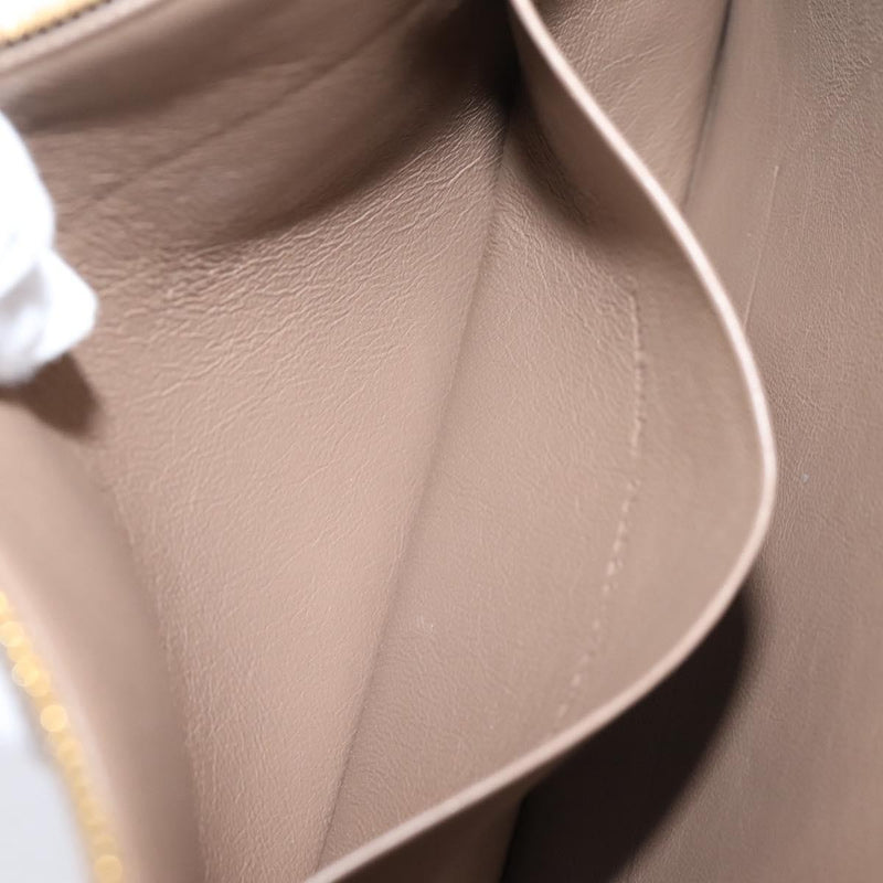 Balenciaga Signature Pouch Monogram Pvc Leather Beige