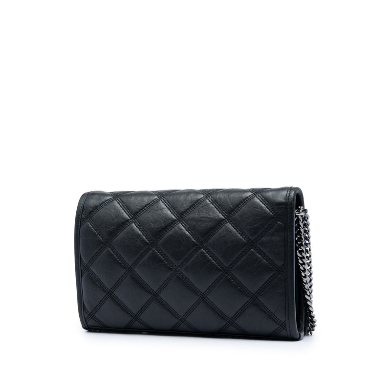 Quilted Diamond Lambskin Becky Wallet on Chain - Image 2