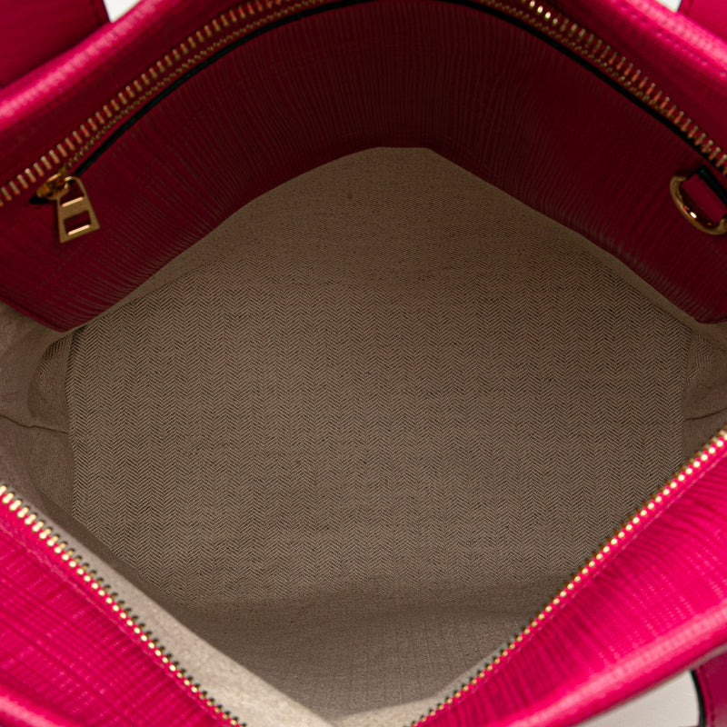 Anagram Leather Shopper Tote - Image 4