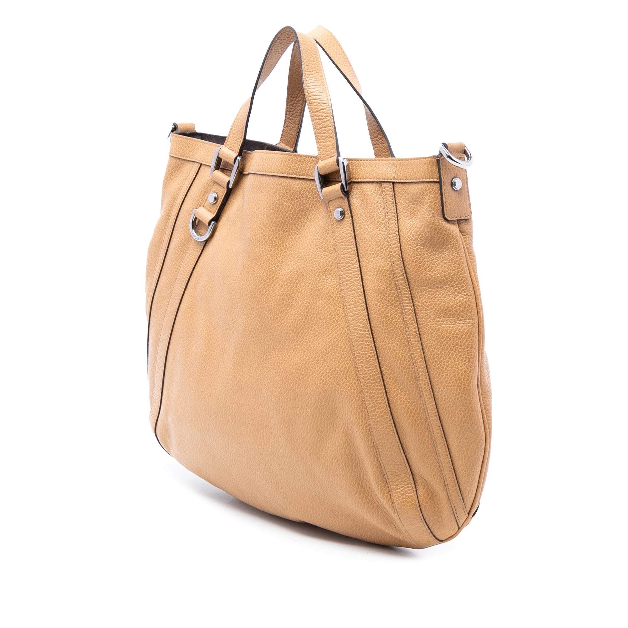 Leather Abbey D Ring Satchel - Image 2