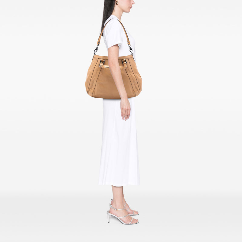 Leather Abbey D Ring Satchel - Image 7
