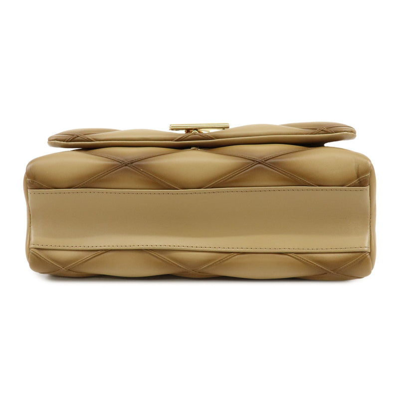 Louis Vuitton Go-14 Nm Malletage Leather Beige Bag