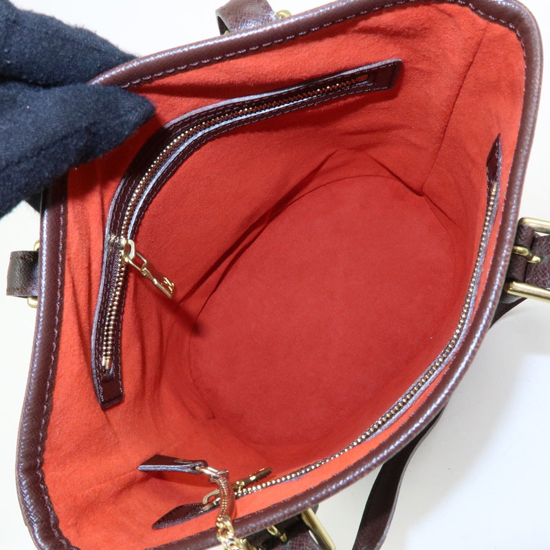 Louis Vuitton Marais Bucket Damier Brown Canvas Bag