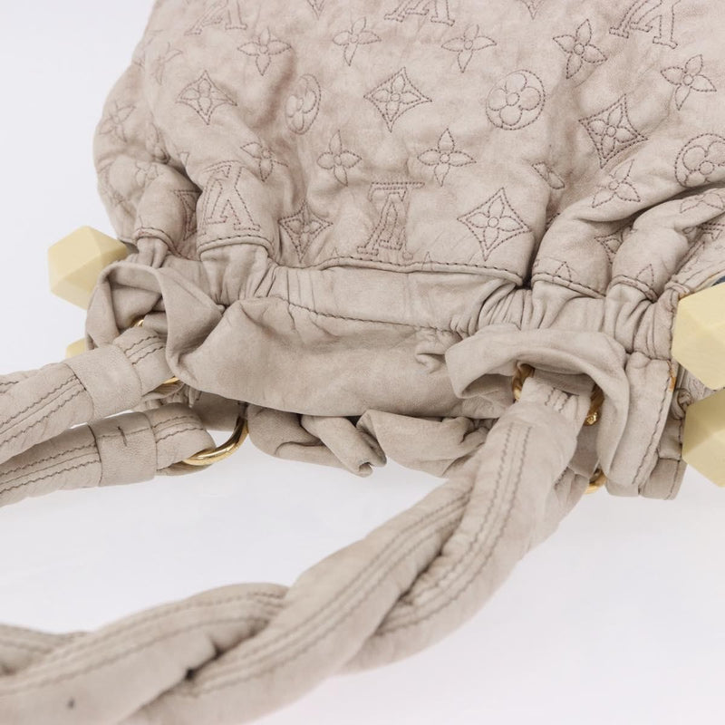 Louis Vuitton Olympe Stratus Limited Edition Monogram Lambskin Beige Leather Bag