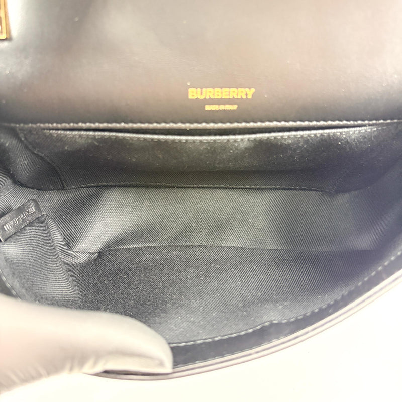 Burberry Lola Bum Quilted Lambskin Black Leather Bag