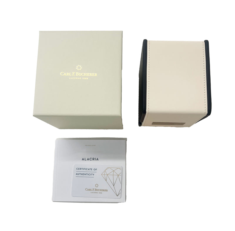 Carl F. Bucherer Alacria Queen 10702.01.90.11 Womens Watch 18kt Yellow Gold Pave Diamond 18k Wrist
