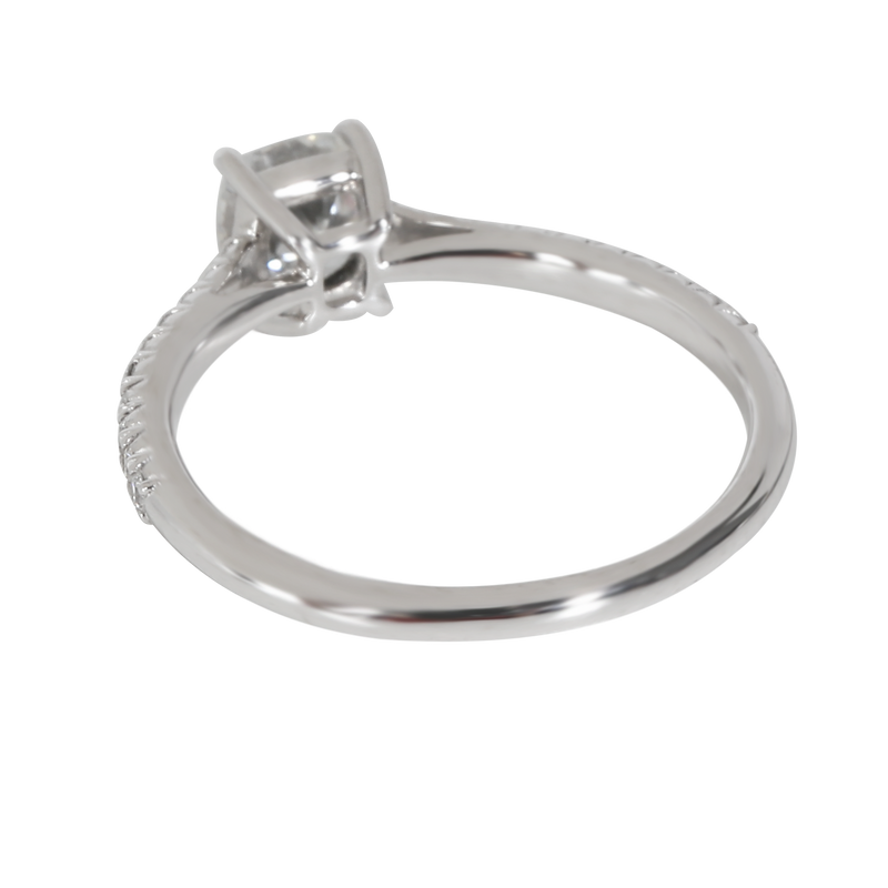Tiffany & Co. 0.89 Ct Cushion Modified Diamond Novo Engagement Ring 950
