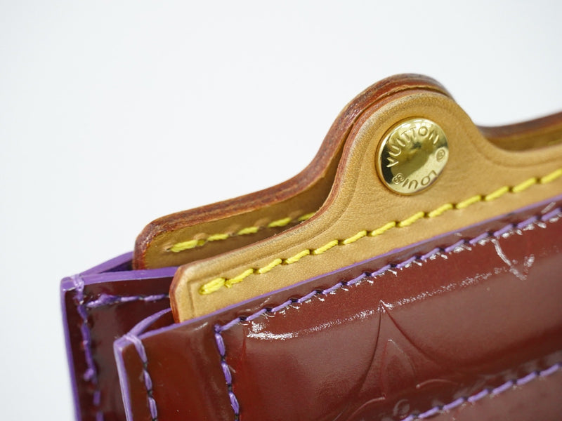 Louis Vuitton Stanton Monogram Vernis Purple Leather Bag