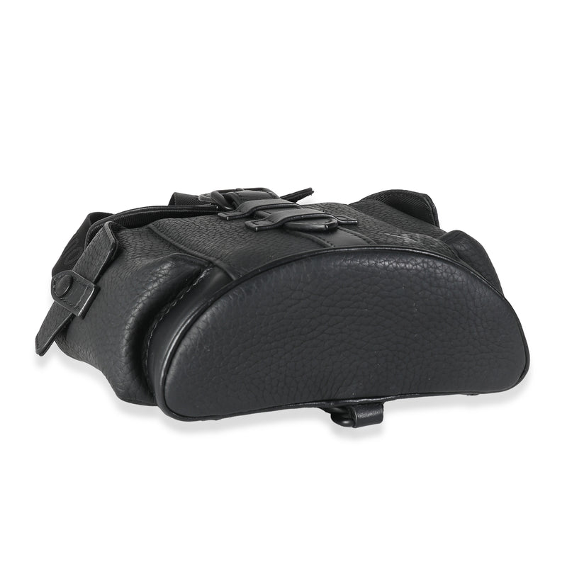Louis Vuitton Black Taurillon Nano Christopher Leather Handbag