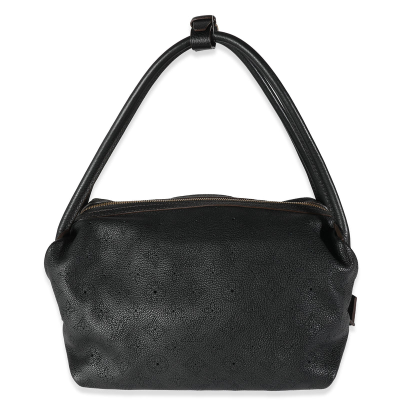 Louis Vuitton Black Monogram Mahina Galatea Pm Leather Handbag