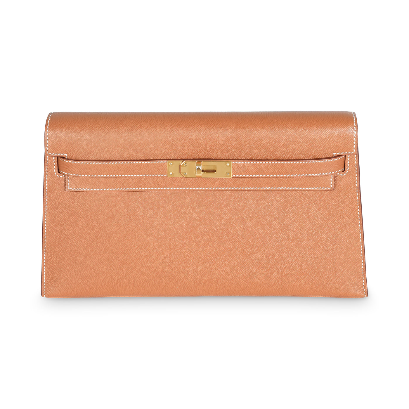Hermès Gold Madame Kelly Elan Ghw Brown Leather Handbag