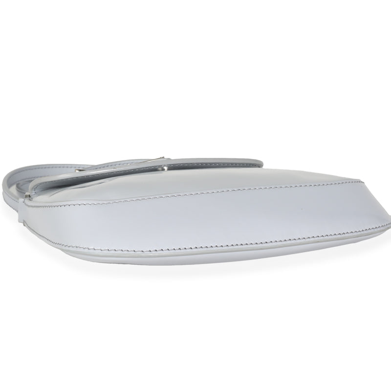 Prada Cornflower Brushed Leather Mini Cleo Gray Handbag