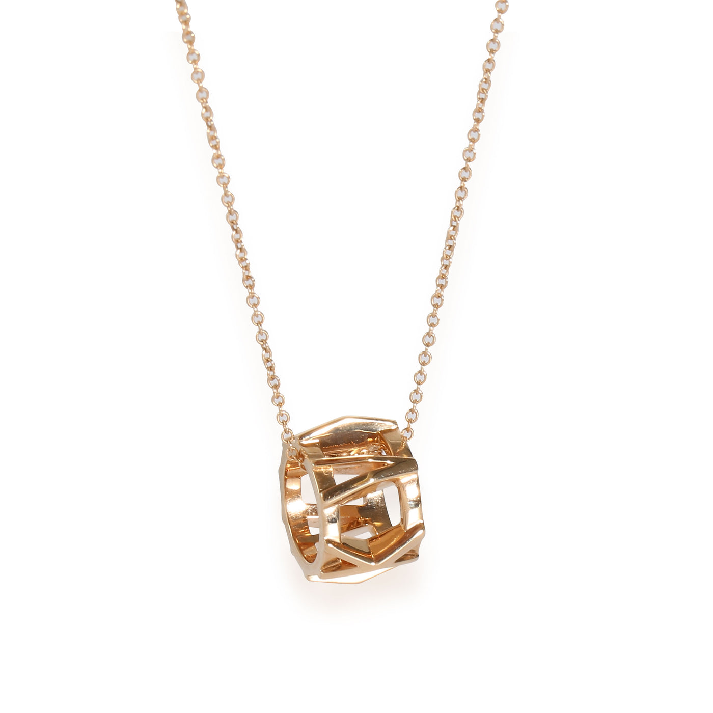 Tiffany & Co. Rose Gold Atlas Pendant 18k