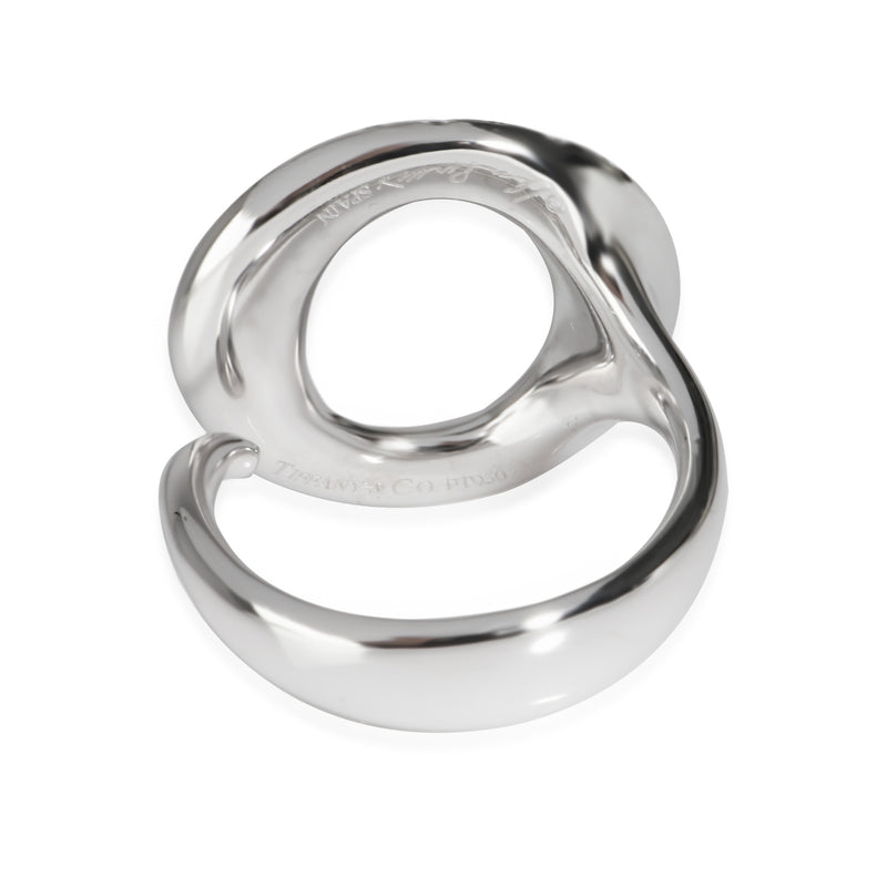 Tiffany & Co. Elsa Peretti Sevillana Diamond Ring 18kt White Gold 0.80 Ctw 18k