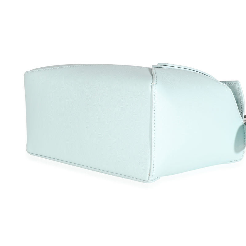 Loewe Light Blue Grained Calfskin Small Puzzle Edge Bag Leather Handbag