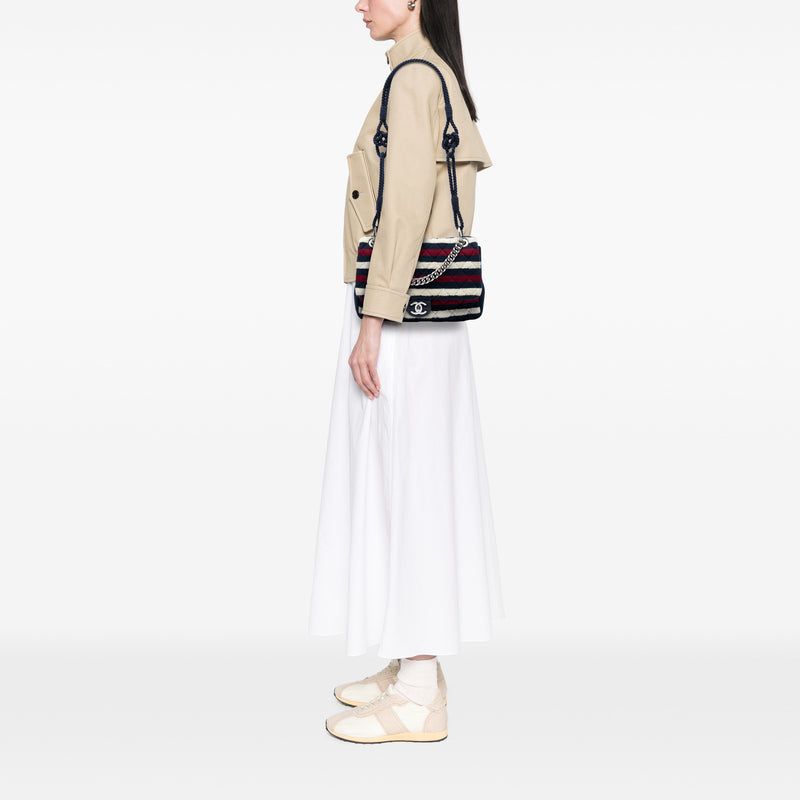 Jumbo Stripe Jersey Felt and Rope Flap - Image 6