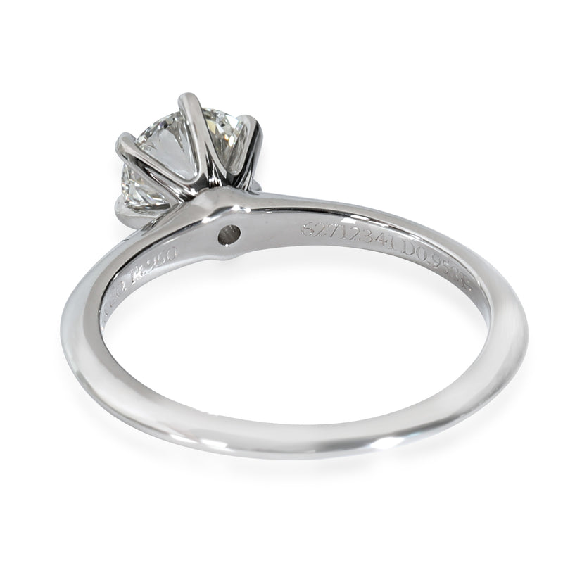 Tiffany & Co. 0.95 Ct Round Brilliant Diamond Engagement Ring 950