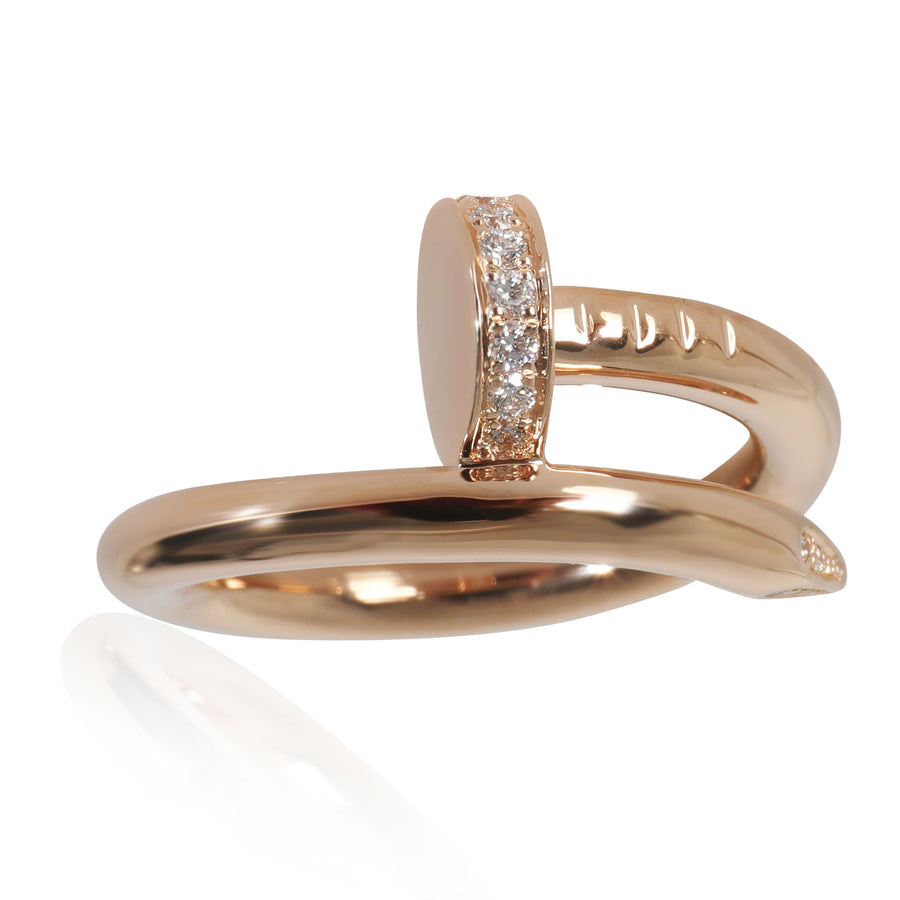 Cartier Juste Un Clou Ring, Diamonds (rose Gold) 18k