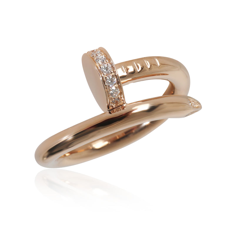 Cartier Juste Un Clou Ring, Diamonds (rose Gold) 18k