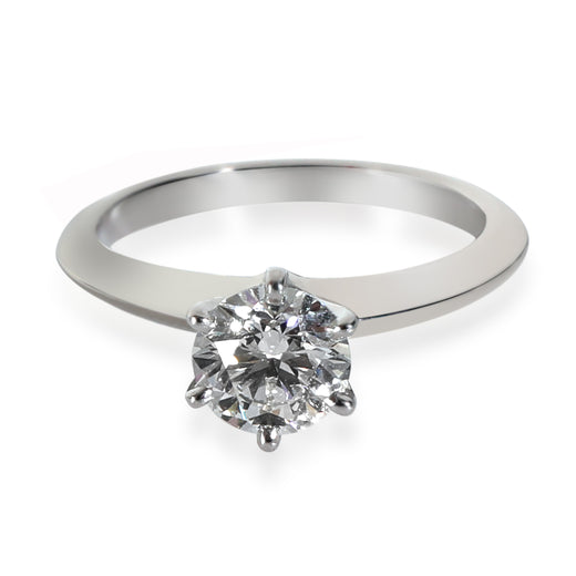 Tiffany & Co. 0.81 Ct Round Brilliant Diamond Engagement Ring 950