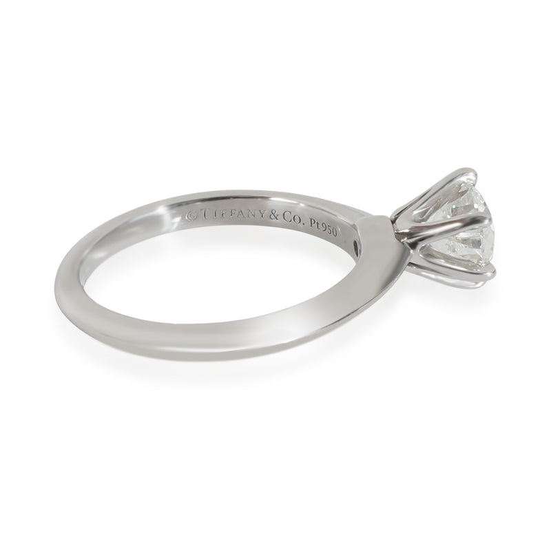 Tiffany & Co. 0.81 Ct Round Brilliant Diamond Engagement Ring 950