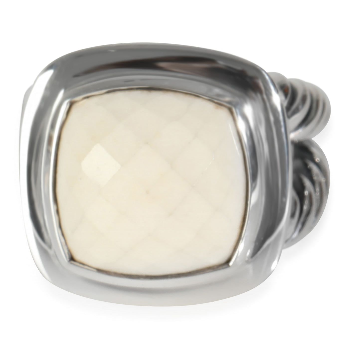 David Yurman Albion Agate Ring Sterling Silver 925