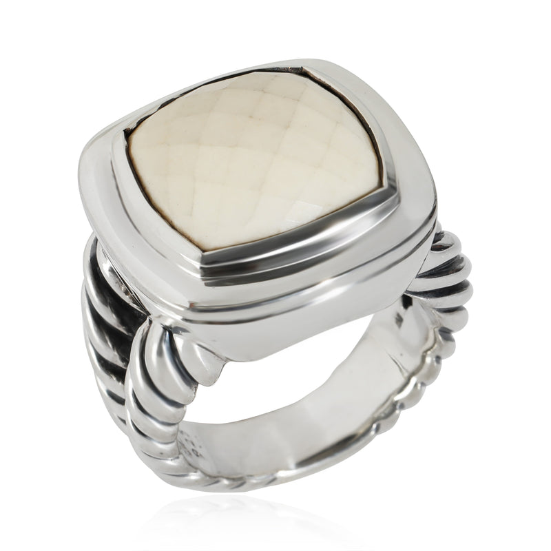 David Yurman Albion Agate Ring Sterling Silver 925