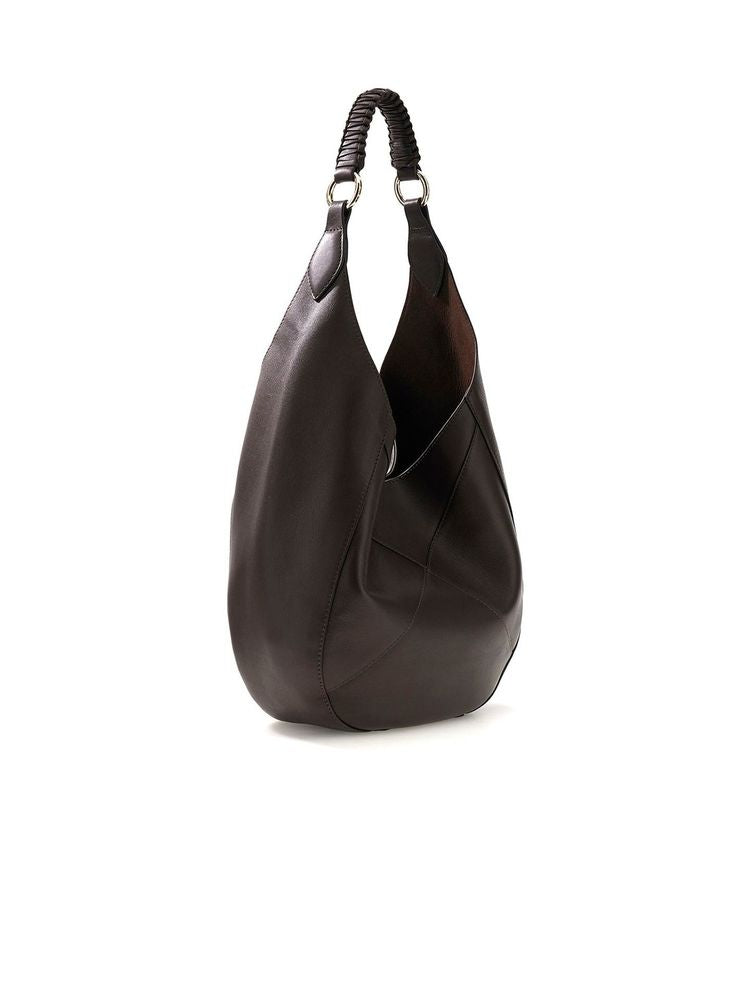 Guess Pauline Hobo Bag — Brown Cow Leather