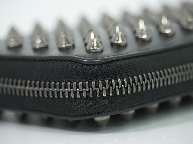 Christian Louboutin Panettone Spiked Leather Black Accessory