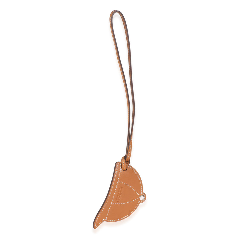 Hermès Naturel Sable Rose Dete Abricot Swift Paddock Bombe Bag Charm Brown; Orange; Pink Leather Charms