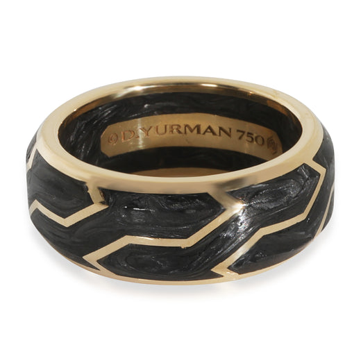 David Yurman Yellow Gold Streamline Band 18k